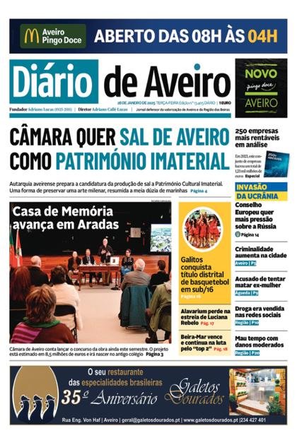 Diário de Aveiro – 28/01/2025