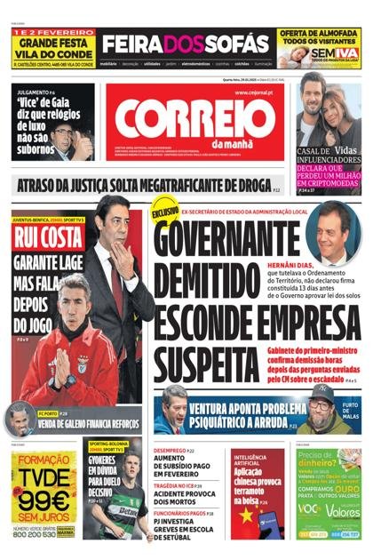 Correio da Manhã – 29/01/2025