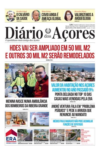 Diário dos Açores – 29/01/2025
