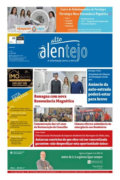 Jornal Alto Alentejo – 29/01/2025