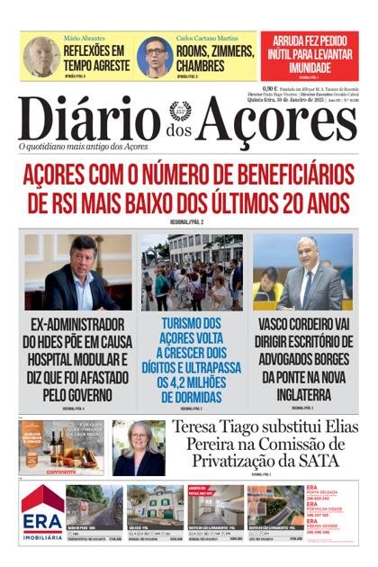 Diário dos Açores – 30/01/2025
