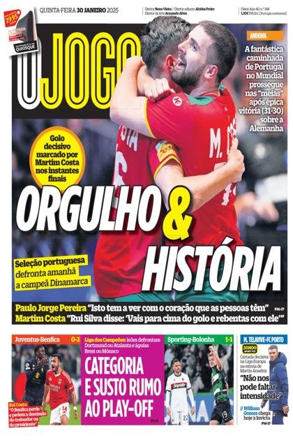 O Jogo – 30/01/2025
