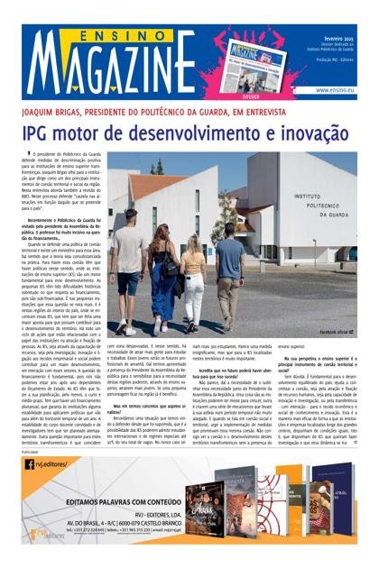 Suplemento IPG Ensino Magazine – Fevereiro 2025