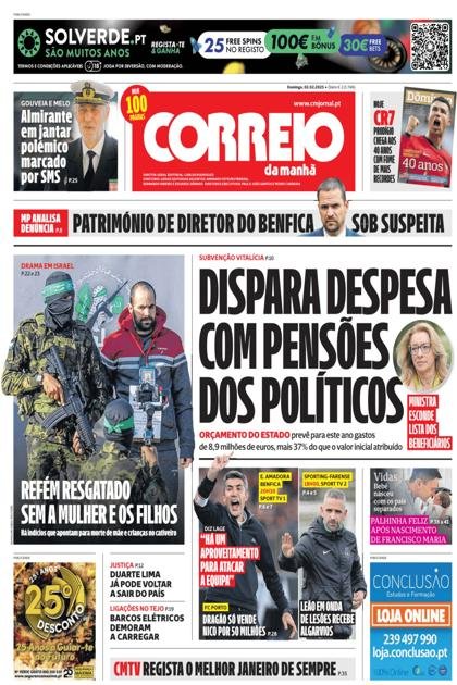 Correio da Manhã – 2/02/2025