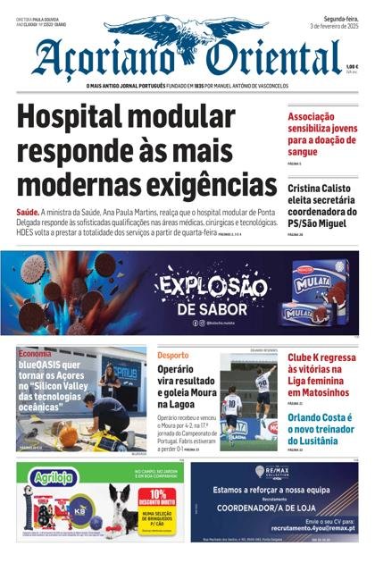 Açoriano Oriental – 3/02/2025