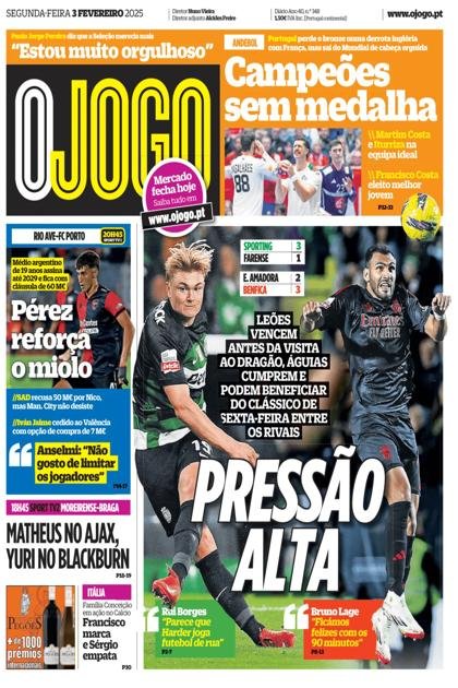 O Jogo – 3/02/2025