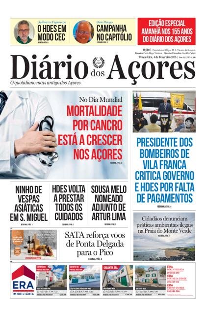 Diário dos Açores – 4/02/2025