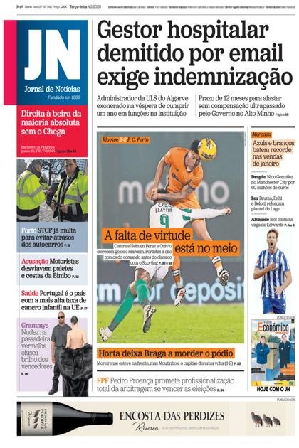 Jornal de Notícias – 4/02/2025