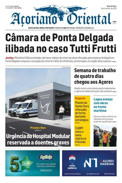 Açoriano Oriental – 5/02/2025