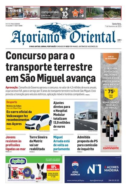 Açoriano Oriental – 7/02/2025