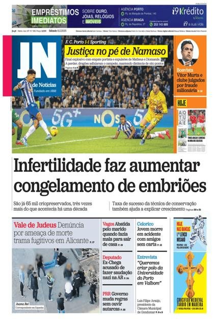 Jornal de Notícias – 8/02/2025