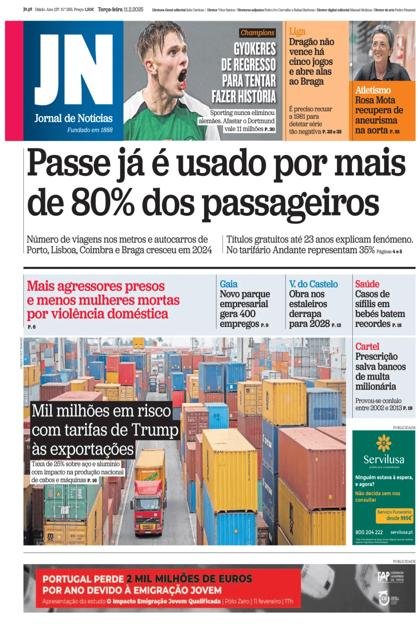 Jornal de Notícias – 11/02/2025