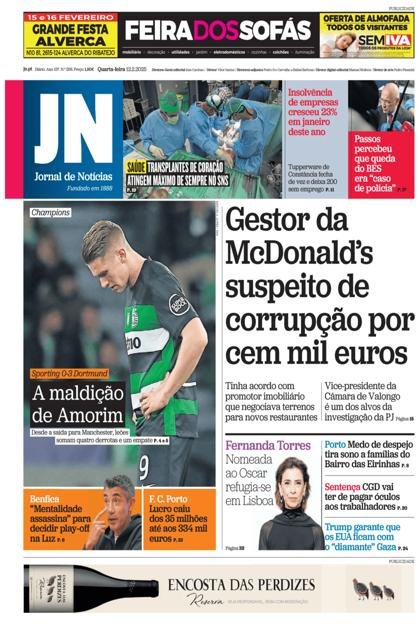 Jornal de Notícias – 12/02/2025