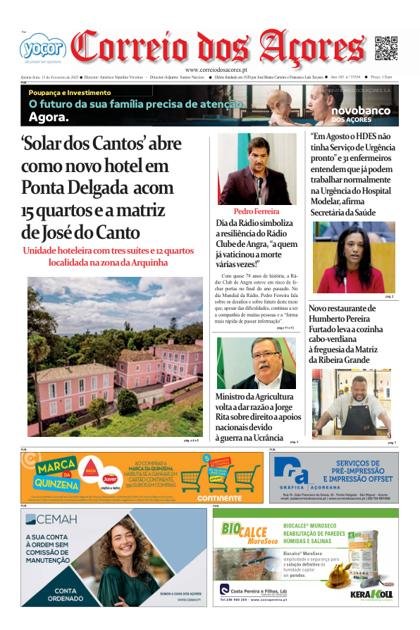 Correio dos Açores – 13/02/2025
