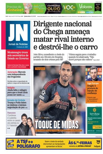 Jornal de Notícias – 13/02/2025