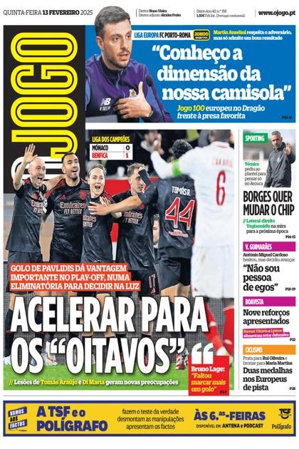 O Jogo – 13/02/2025