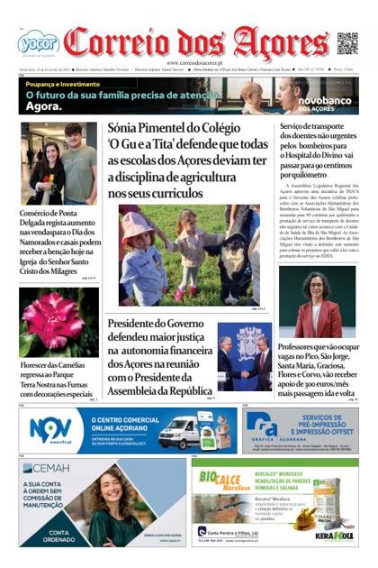 Correio dos Açores – 14/02/2025
