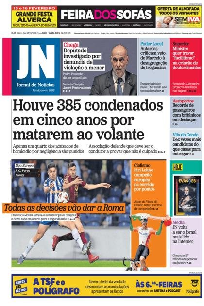 Jornal de Notícias – 14/02/2025