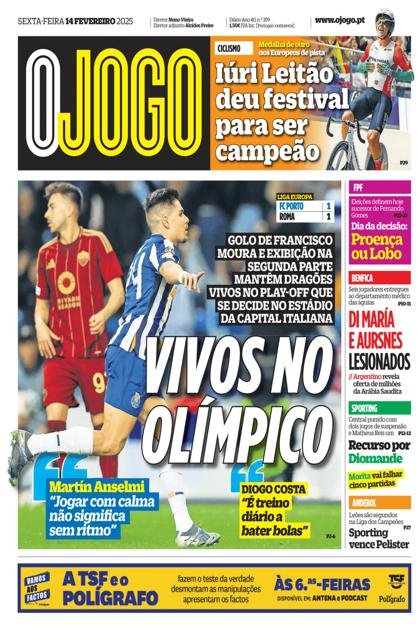 O Jogo – 14/02/2025