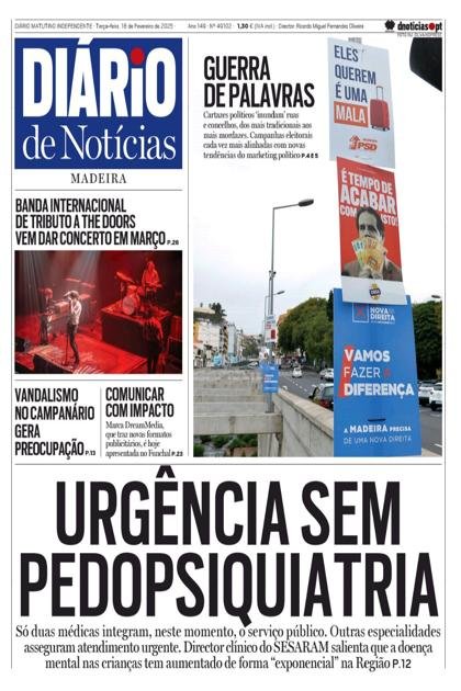 Diário de Notícias da Madeira – 18/02/2025