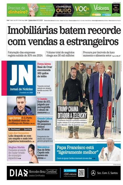 Jornal de Notícias – 20/02/2025