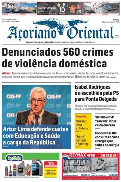 Açoriano Oriental – 22/02/2025