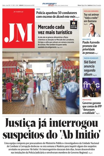Jornal da Madeira – 22/02/2025