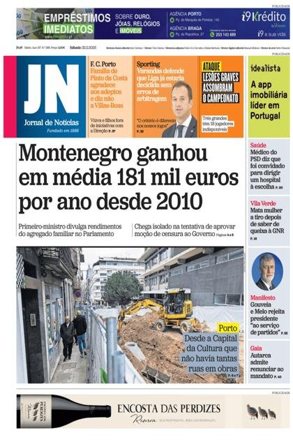Jornal de Notícias – 22/02/2025