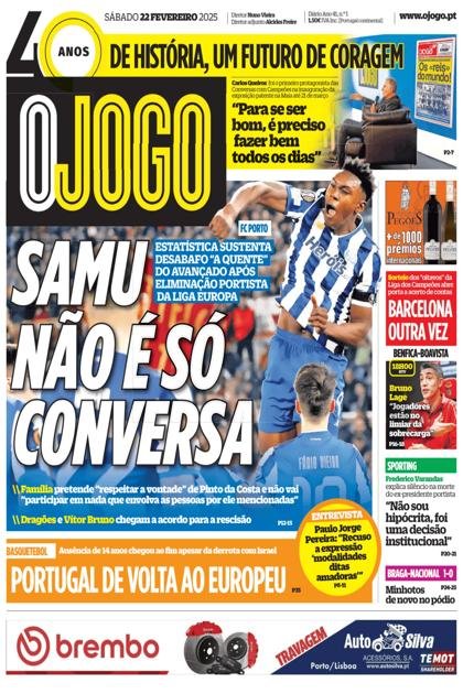 O Jogo – 22/02/2025