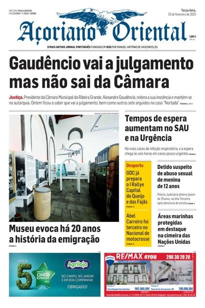 Açoriano Oriental – 25/02/2025