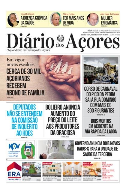 Diário dos Açores – 26/02/2025