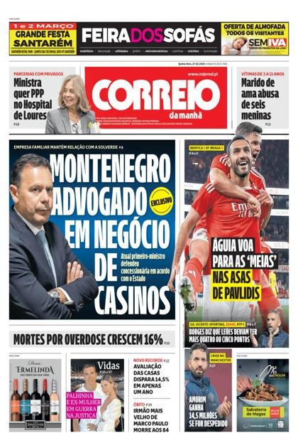 Correio da Manhã – 27/02/2025