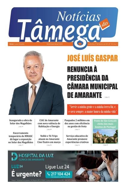 Notícias do Tâmega – 27/02/2025