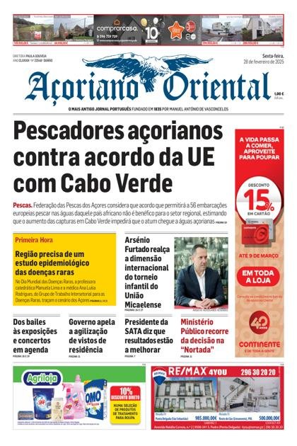 Açoriano Oriental – 28/02/2025
