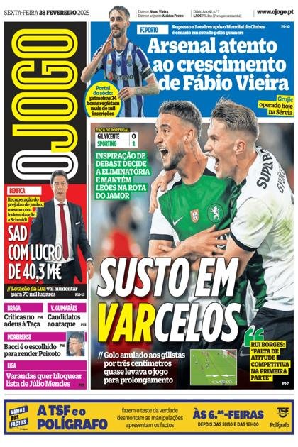 O Jogo – 28/02/2025