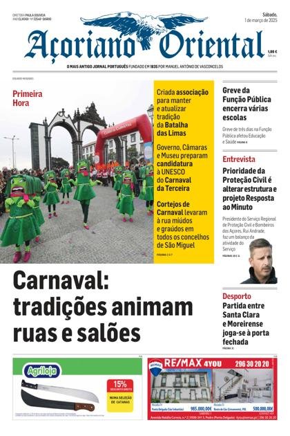 Açoriano Oriental – 1/03/2025