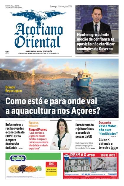 Açoriano Oriental – 2/03/2025