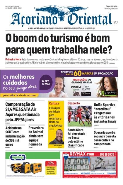Açoriano Oriental – 3/03/2025