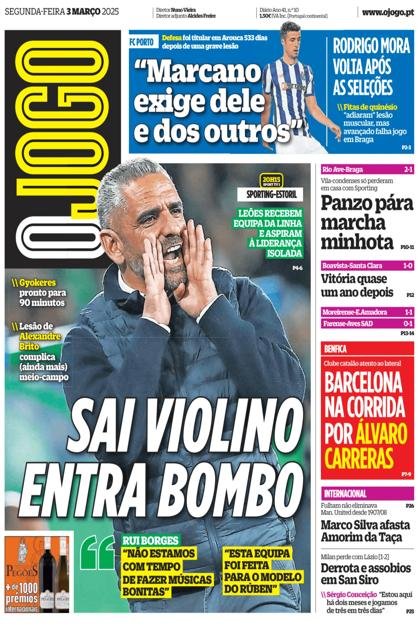 O Jogo – 3/03/2025