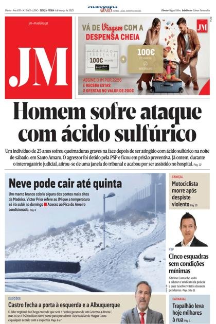 Jornal da Madeira – 4/03/2025