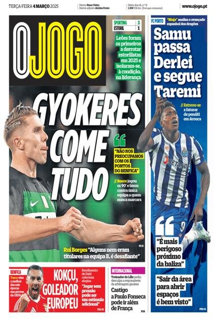 O Jogo – 4/03/2025
