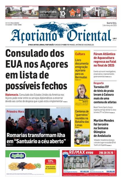 Açoriano Oriental – 5/03/2025