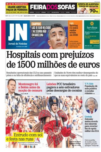 Jornal de Notícias – 5/03/2025