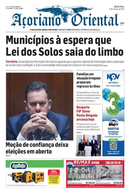 Açoriano Oriental – 6/03/2025