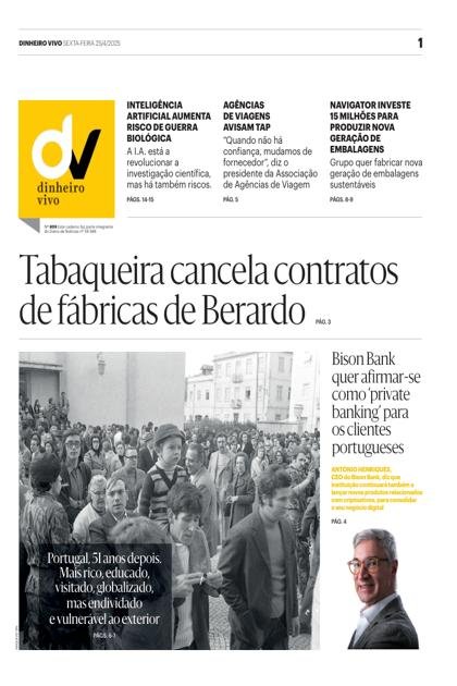 Dinheiro Vivo DN – 25/04/2025