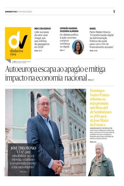 Dinheiro Vivo DN – 2/05/2025