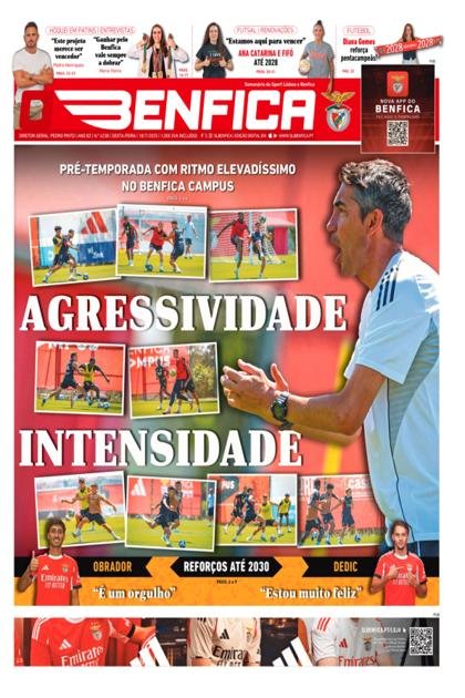 O Benfica – 18/07/2025