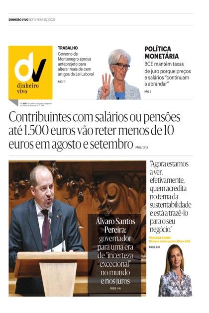 Dinheiro Vivo DN – 25/07/2025