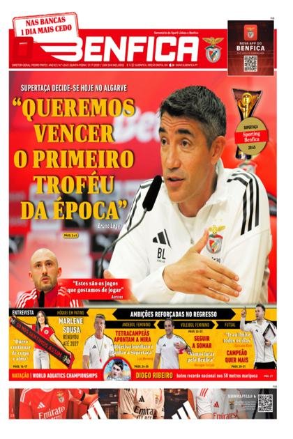 O Benfica – 31/07/2025