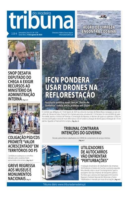 Tribuna da Madeira – 15/08/2025